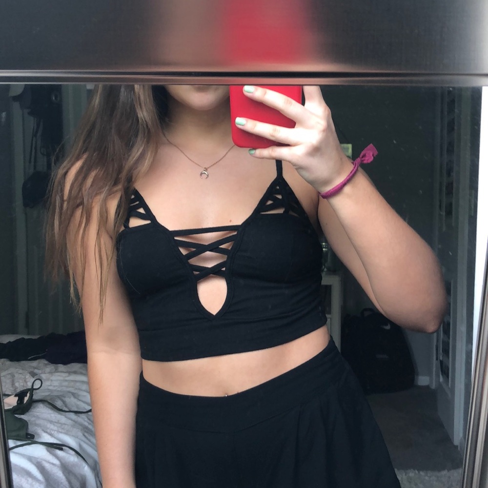 Cut out crop top